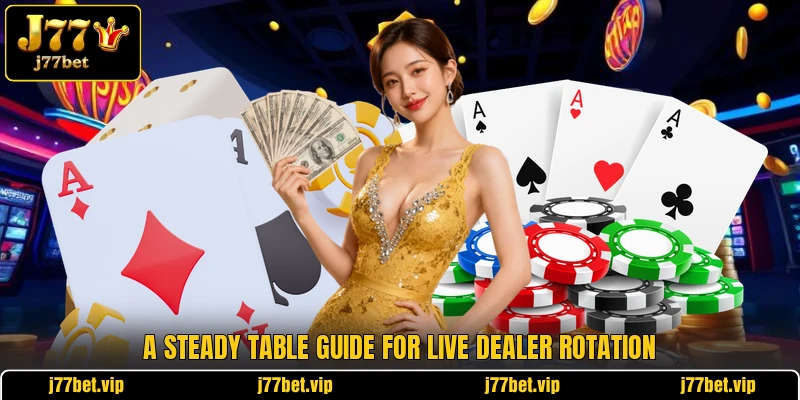 A steady table guide for live dealer rotation