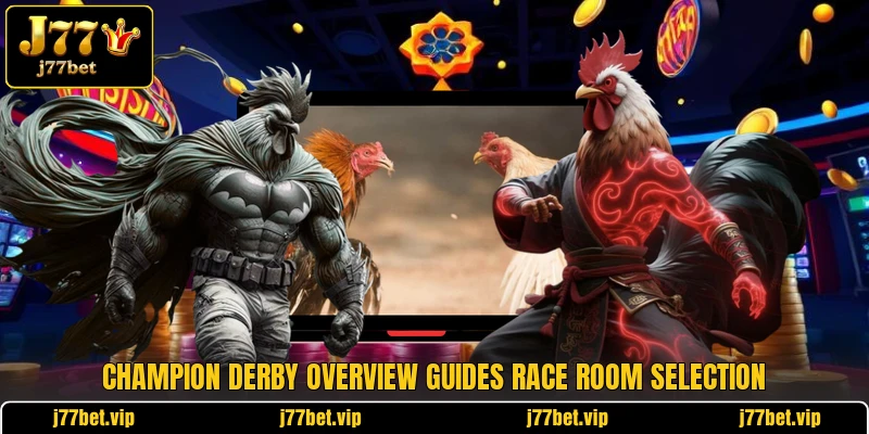 Champion derby overview guides race room selection