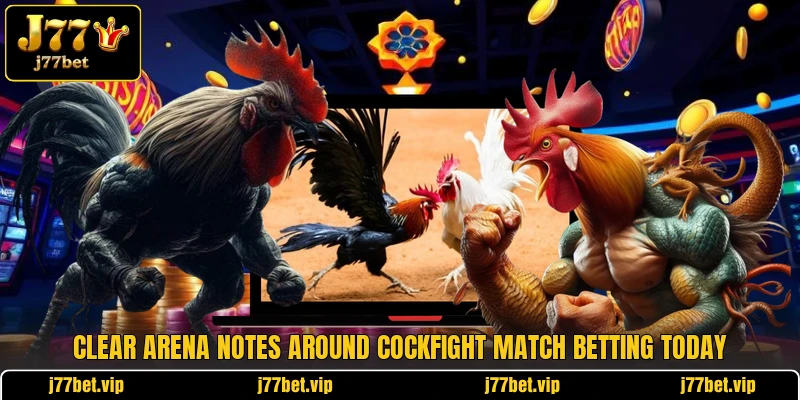 Clear arena notes around cockfight match betting today Clear arena notes around cockfight match betting today