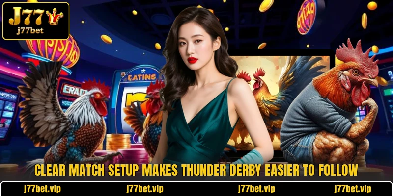 Clear match setup makes thunder derby easier to follow Clear match setup makes thunder derby easier to follow