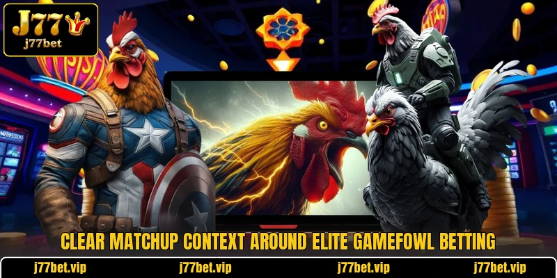 Clear matchup context around elite gamefowl betting Clear matchup context around elite gamefowl betting