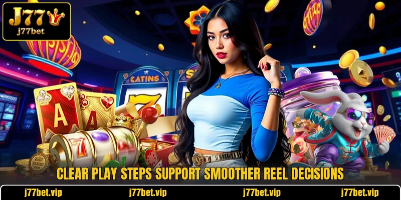 Clear play steps support smoother reel decisions Clear play steps support smoother reel decisions