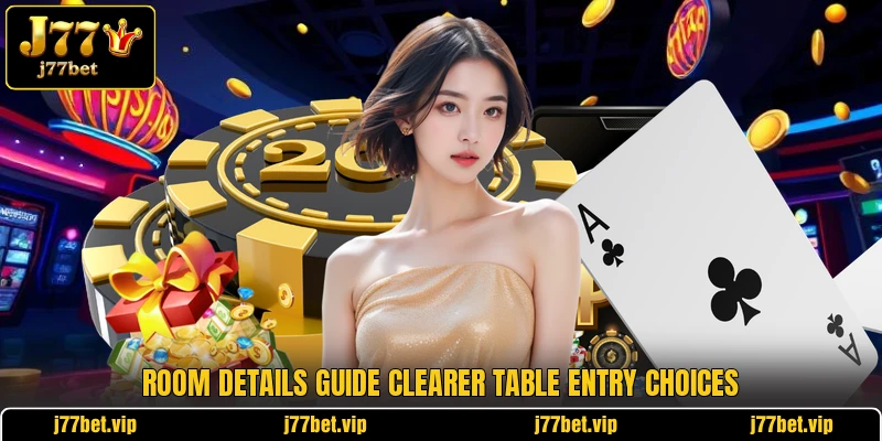 Room details guide clearer table entry choices
