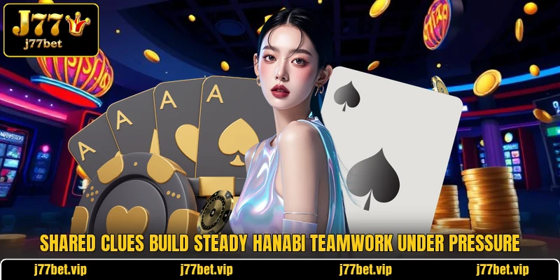 Shared clues build steady hanabi teamwork under pressure Shared clues build steady hanabi teamwork under pressure