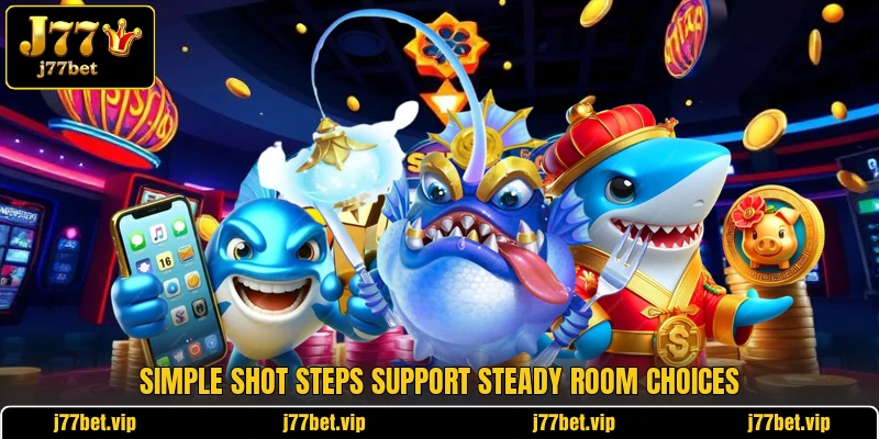 Simple shot steps support steady room choices Simple shot steps support steady room choices